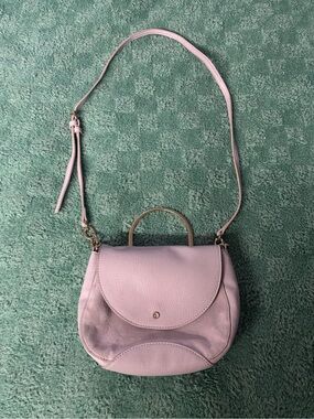 Lauren Conrad Lavender Crossbody with Gold Acccents